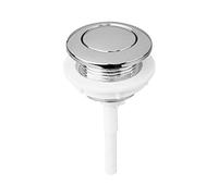 ZGHQHCDRH Pulsante di scarico singolo for WC da 38 mm - Pulsante di scarico for serbatoio dell'acqua in ABS resistente for una facile installazione, 1 pezzo