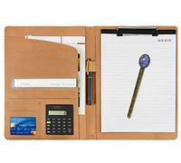 ZGHQHCDRH Quaderni, Appunti, blocco note for conferenze, blocco note ricaricabile, organizer for schede documenti for colloqui di lavoro con calcolatrice e anello for penna