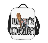 ZGHQHCDRH Ratatouille Personalizzata The Musical Classic Borsa per Il Pranzo isolata per Le Donne Thermal Cooler Lunch Box Office Picnic Viaggi
