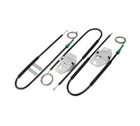 ZGHQHCDRH Regolatore di Finestrini KIT DI RIPARAZIONE ALZACRISTALLI ELETTRICO PARTNER ADATTO PER PEUGEOT 4/5 - PORTA ANTERIORE SINISTRA-DESTRA 1996-2015 Pulsantiera Alzacristalli