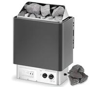 ZGHQHCDRH Riscaldatore Elettrico for Sauna, Stufa for Sauna in Acciaio Inox, Sauna Secca, Riscaldatore for Bagno Turco con Timer E Temperatura Massima Regolabile, Riscaldatore for Spa con(6.0KW)