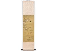 ZGHQHCDRH Rotolo Dipinto, Il Pesce della Rondine Gioca alla Pittura a Scorrimento, all'arte Classica Carta Xuan del Soggiorno, all'Ingresso Feng Shui Appeso(30L x 150W cm)
