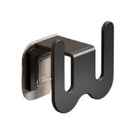 ZGHQHCDRH Scaffale per scarpe da parete, Porta pantofole da 4 pezzi, porta scarpe appendere alla, multifunzionale, parete(Black)