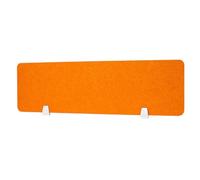 ZGHQHCDRH Schermi acustici, 4 pannelli divisori insonorizzati in feltro for la privacy, for ridurre il rumore e le distrazioni visive, for uffici domestici aule(Orange,30~60cm(9mm thick))