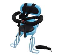 ZGHQHCDRH Seggiolino Posteriore for Bambini, con Barra di Protezione Rimovibile, con Cuscino, Compatibile con Mountain Bike, Montaggio su seggiolini Posteriori Rimovibili, Cintura a 4 Punti, Blu