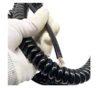 ZGHQHCDRH Sensore di cavo rete a molla a 8 nuclei Cavo telescopico prolunga schermato con doppino intrecciato Filo a spirale(Strecth 3 meter)