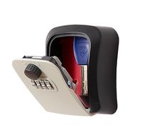 ZGHQHCDRH Serratura a chiave, serratura a codice di alta sicurezza esterna fissata a parete combinazione 4 cifre, piccola scatola chiave, cassaforte, serratura di archiviazione chiavi, armadietto