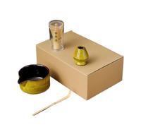 ZGHQHCDRH Set Da Tè Giapponese Matcha Da 4/7 Pezzi, Frusta In Bambù Sicura, Cucchiaino Da Tè, Set Da Tè For Interni, Negozio Di Bevande, Strumenti For La Preparazione Del Tè, Accessori(4PCS 02)