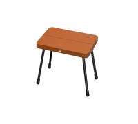 ZGHQHCDRH Sgabello da esterno pieghevole portatile, campeggio, pesca e code for picnic, sgabello multifunzionale con design con cordino portatile(Coffee)