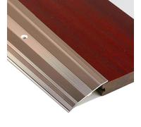 ZGHQHCDRH Soglia in Alluminio di qualità for la Transizione tra Pavimenti - Differenza di Altezza di 2 cm, Impermeabile e Antiscivolo, Personalizzabile(Rose Gold,160cm)