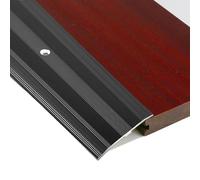 ZGHQHCDRH Soglia in Alluminio di qualità for la Transizione tra Pavimenti - Differenza di Altezza di 2 cm, Impermeabile e Antiscivolo, Personalizzabile(Black,170cm)