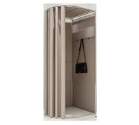 ZGHQHCDRH Spogliatoio, Camerino del negozio di abbigliamento Spogliatoio pieghevole con tenda ombreggiante Privacy temporanea for boutique dell'ufficio(A)