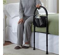 ZGHQHCDRH sponda da letto pieghevole, Sponde for letto regolabili in altezza con supporto a pavimento e tasca for bambini anziani, universali(A)