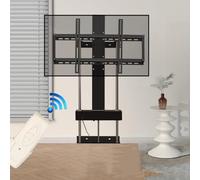 ZGHQHCDRH Supporti TV, Supporto da pavimento for TV LCD, telescopico e autosollevante, for 37 a 75 pollici, altezza regolabile con telecomando, VESA max 600 x 400 mm, facile installare(9501750mm)