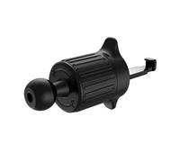 ZGHQHCDRH Supporto Telefono Auto Clip Per Presa D'aria Per Auto Testa A Sfera Universale 17 Mm Per Supporto Per Telefono Base Con Gancio A Spirale Per Staffe GPS Mobili