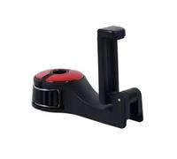 ZGHQHCDRH Supporto Telefono Auto Gancio Mobile Per Poggiatesta Per Auto Multifunzionale 2 In 1, Tipo Blocco Sedile Posteriore Nascosto, Per Veicolo(Red)