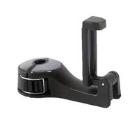 ZGHQHCDRH Supporto Telefono Auto Gancio Mobile Per Poggiatesta Per Auto Multifunzionale 2 In 1, Tipo Blocco Sedile Posteriore Nascosto, Per Veicolo(Black)