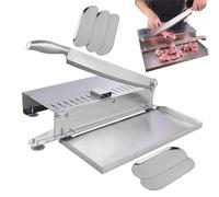 ZGHQHCDRH Tagliacarne manuale con lama da 14,7 pollici, tritacarne for costole, pala di grande capacità