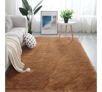 ZGHQHCDRH Tappeti, For camera da letto Tappeto grande in peluche in soffice e peloso Tappeti lavabili senza spargimento Soggiorno Ideale for soggiorno, cameretta dei bambini(Khaki,90 * 180cm)