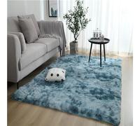 ZGHQHCDRH Tappeti, Tappeto Soft Touch Lavabile In Stile Minimalista Di Lusso Leggero Ideale for Soggiorno, Camera Da Letto, Asilo Nido, Cameretta for Bambini(Tie Dye Dark Blue,60 * 120)