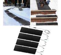ZGHQHCDRH Tappetini di scioglimento della neve per uso esterno: tappeto antiscivolo per passerelle invernali e scale per una rapida rimozione della neve (40 x 160 cm x 4 pezzi)