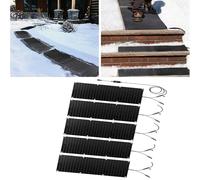 ZGHQHCDRH Tappetini di scioglimento della neve per uso esterno: tappeto antiscivolo per passerelle invernali e scale per una rapida rimozione della neve (25,4 x 76,2 cm x 5 pezzi)