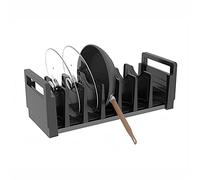 ZGHQHCDRH tazze da caffè, Scaffale da appoggio for ripiani in lega di alluminio, adatto for controsoffitti, armadietti, cassetti, ripiani da cucina, taglieri, scolapiatti(41cmx16.5cmx16cm)