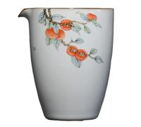 ZGHQHCDRH tazze da caffè, Tazza da caffè, Tazza da tè, Tazza in ceramica da 200 ml Modello cachi Cha Hai Kung Fu Set da tè Tazza da tè for la cerimonia del tè