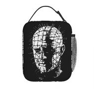 ZGHQHCDRH Testa Piena di spilli Hellraiser Sacchetti isolati per Il Pranzo Contenitore per pasti Termici Tote Grande Lunch Box Borsa per Alimenti Lavoro all'aperto