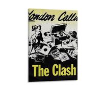 ZGHQHCDRH The Clash London CallingModern Wall Art Poster stampato su tela per soggiorno, un sorprendente centrotavola per la tua decorazione di casa e ufficio, stile cornice, 40 x 60 cm