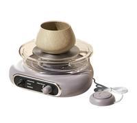 ZGHQHCDRH tornio da vasaio, Design Staccabile, Facile da Pulire/Strumenti for Scultura con tornio vasaio Girevole, Adatti a Bambini e Adulti(Gray)