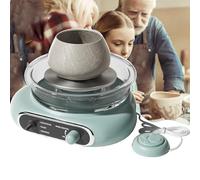 ZGHQHCDRH tornio da vasaio, Rotazione in Senso orario e antiorario, LCD Touch, Macchina for la formatura della Ceramica for Principianti, Professionisti artisti(Green)