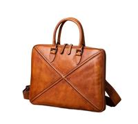 ZGHQHCDRH valigetta in pelle, Borsa portadocumenti in pelle for uomo, borsa porta computer portatile, cartella A4, valigetta for ufficio e lavoro