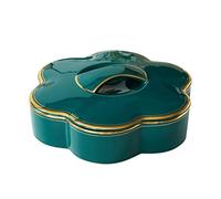 ZGHQHCDRH vassoio per frutta, Cestino di frutta e bacche di composta di snack, ornamento da tavolo for la casa, il soggiorno, l'arredamento del festival, ciotole di frutta(Green)