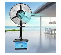 ZGHQHCDRH Ventilatore da pavimento, Ventilatore oscillante ad alta velocità con ventilatore a piedistallo for nebulizzazione industriale for esterni ventilatori in piedi in movimento a 3(320W/26in)