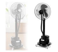 ZGHQHCDRH Ventilatore da pavimento, Ventilatori a piedistalloVentola oscillante for nebbia fredda con serbatoio dell'acqua, ventola di nebulizzazione for esterni(50cm/19.7in)