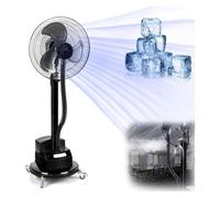 ZGHQHCDRH Ventilatore da pavimento, Ventilatori a piedistalloVentola oscillante for nebbia fredda con serbatoio dell'acqua, ventola di nebulizzazione for esterni, for ufficio in camera da letto