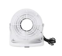 ZGHQHCDRH Ventilatori portatili, Ventola silenziosa USB universale for PC domestico in ufficio Ventola di raffreddamento estiva Mini ventola USB girevole con 4 pale(White)