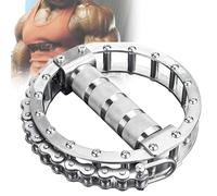 ZGHQHCDRH Wrist Trainer, Maniglia for Esercizi di Braccio Ferro, Maniglia for Allenatore da Polso e avambraccio, Forma a Catena Rotante, collega Varie Macchine a puleggia for istruttori