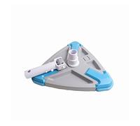 ZGJIAJU Aspiratore per Piscina Testa Triangolare for aspirapolvere for Piscina con Spazzola Laterale e Adattatore for Tubo Girevole Universale Pulitore Manuale for Piscina
