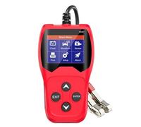 ZGJIAJU Batteria for Auto Tester 12V Batteria for Auto Strumenti Diagnostici 100-2000CCA for Ricarica Batteria for Auto Carica A Gomito Strumento Diagnostico Professionale(Red)