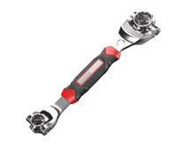 ZGJIAJU Chiave Multiuso 52 In 1 Da 8 A 19 Mm, Utensili, Bussola, Bulloni Scanalati Universali, Rotazione Del Manicotto, Utensili Manuali, 1 Chiave Tiger A 360°(8-19mm Magnetic)