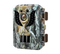 ZGJIAJU Mini Macchina Fotografica da Caccia 16MP 1080P HD Visione Notturna A Infrarossi Impermeabile Esterna Attivata dal Movimento Wildlife Scouting Foto Trappole Facile Chiaro