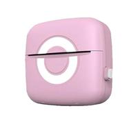 ZGJIAJU Mini Stampante Portatile Etichetta Adesiva Etichettatrice Fotografica Termica Stampatrice Colori Autoadesivi Carte Trasparenti Stampa Trasparente(Pink)