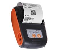 ZGJIAJU Mini Stampanti Termiche Wireless Stampante For Ricevute Portatile Bluetooth 58mm Telefono Cellulare POS PC Pocket Bill Makers Stampa Trasparente(Orange Color)
