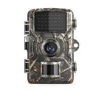 ZGJIAJU Outdoor Mini Trail Camera Visione Notturna A Infrarossi Movimento Attivato Trappola da Caccia Gioco Impermeabile Wildlife Cam Facile Chiaro(Camera)