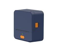 ZGJIAJU P1 Mini Stampante For Etichette Etichettatrice Termica Portatile Più Carta Adesiva Stampa Trasparente(P1-B 5roll40x20Trans)