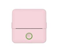 ZGJIAJU Stampante Bluetooth Endurance For Stampante Termica For Etichette Portatile Mini HD For Errore Studente Titolo Nota Stampa Senza Inchiostro Tascabile Errata Stampa Trasparente(Pink)