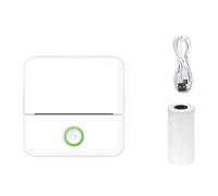 ZGJIAJU Stampante Bluetooth Endurance For Stampante Termica For Etichette Portatile Mini HD For Errore Studente Titolo Nota Stampa Senza Inchiostro Tascabile Errata Stampa Trasparente
