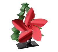 ZGJIAJU Ventilatore Bruciatori Legna 5 Pale Albero Di Natale Ventilatore Alimentato A Calore For Camino Circolazione Aria Calda For Stufa A Legna For A(18cmx13.3cm)